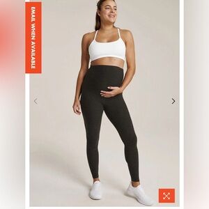 Beyond Yoga Maternity Leggings in Charcoal (S) - $30